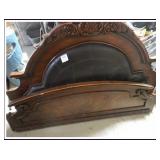 SOLID WOOD POSTER BED MAHOGANY FINISH- QUEEN SIZE