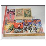*5 MARVEL ROM COMICS AND 2 MISC COMICS
