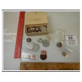 **VINTAGE PINS AND COINS