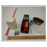 PAMPERED CHEF LEMON AID-KIWI SHOE BRUSHES-DECOR