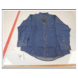 NEW-MED-RIVERS END COTTON BUTTON UP SHIRT