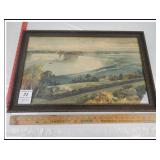 NIAGARA FALL FROM MICHIGAN CENTRAL TRAIN PRINT