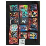 **Marvel upper deck- 16 trading cards