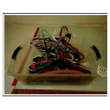 STERILITE TOTE OF HANGERS