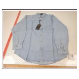 NEW-MEDIUM-RIVERS END COTTON BUTTON UP