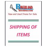 SHIPPING OF AUCTION ITEMS
