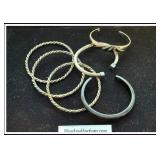 **Bracelets-cuffs and bangles some signed-maybe