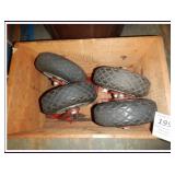 SET OF 4 2.80X4NHS HEAVY DUTY CASTERS