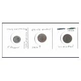 **3 ASSORTED COINS