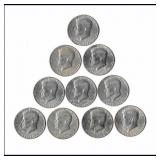 BICENTENNIAL KENNEDY HALVES - QTY 10