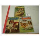 THREE VINTAGE LASSIE COMICS