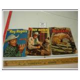 THREE ROY ROGERS AND TRIGGER COMICS