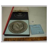 INTERNATIONAL PEWTER LTD EDITION PRESIDENTIAL PLAT