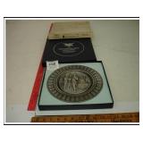 INTERNATIONAL PEWTER LTD EDITION PRESIDENTIAL PLAT