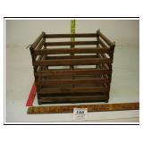 ANTIQUE WOODEN EGG CRATE 13'Lx13'Wx10 1/2'T