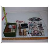 ANTIQUE COLLECTABLES-CARDS-GLASSES-WIZARDS OIL