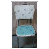 VINTAGE DUTCHESS CHAIR WITH METAL FRAME - 1950S