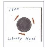 **1900 LIBERTY HEAD V-NICKEL
