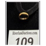 **18KT GOLD HGE RING KARATCLD MARKED-VINTAGE