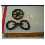 METAL CHAIN AND WHEEL