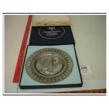 INTERNATIONAL PEWTER LTD EDITION PRESIDENTIAL PLAT
