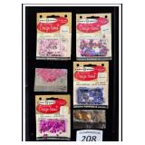 **Vintage packages of 5 mm sequins-craft house