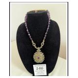 **HEIDI DAAS LAVALLIERE NECKLACE- UNFORGETTABLE