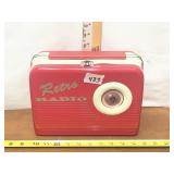 BRAND NEW RETRO RADIO LUNCH BOX