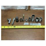 LOT OF SOCKETS AND EXTENSIONS