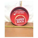 METAL SUPER BOCK SERVING TRAY