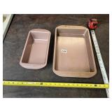 LOT OF 2 FABERWARE COPPER PANS