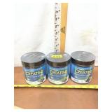 LOT OF 3 JARS OF CREATINE GUMMIES 120 CT