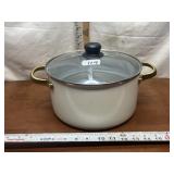 TRAMONTINA POT WITH HANDLES AND LID