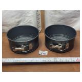 LOT OF 2 SPRINGFORM CAKE PANS