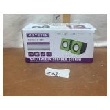 G-SYSTEM MULTIMEDIA SPEAKER SYSTEM (NEW IN BOX)