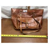 PATRICIA NASH BOLSENA LEATHER TOTE BAG