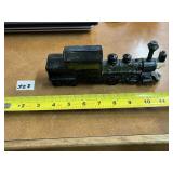 VINTAGE GLASS AVON COLOGNE IN A TRAIN DECANTER