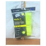 2 PACK WORKMANS POCKET SHIRTS (M)