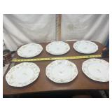 LOT OF 6 HAVILAND & CO PLATES