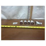 LOT OF 5 CAR CIGARETTE LIGHTER DOUBLE USB CHARGERS