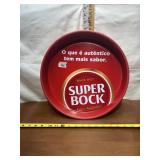 METAL SUPER BOCK SERVING TRAY