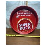 METAL SUPER BOCK SERVING TRAY