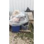 Pallet of Misc items ,Hats,Deep Fryer,Kids Toys