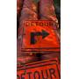 (2) Detour Right Arrow Signs