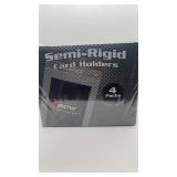 BCW Semi-RIgid Card Holders 4 Packs of 50