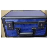 Blue Carbon Card Collector 3 Row Case