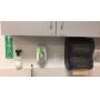 Eye wash station/soap/ paper towel dispenser