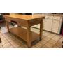Butcher Block Style Kitchen Island