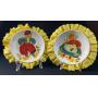 Dutch Boy & Girl Vintage Porcelain Wall Plates