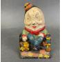 Vintage Humpty Dumpty Cast Iron Bank